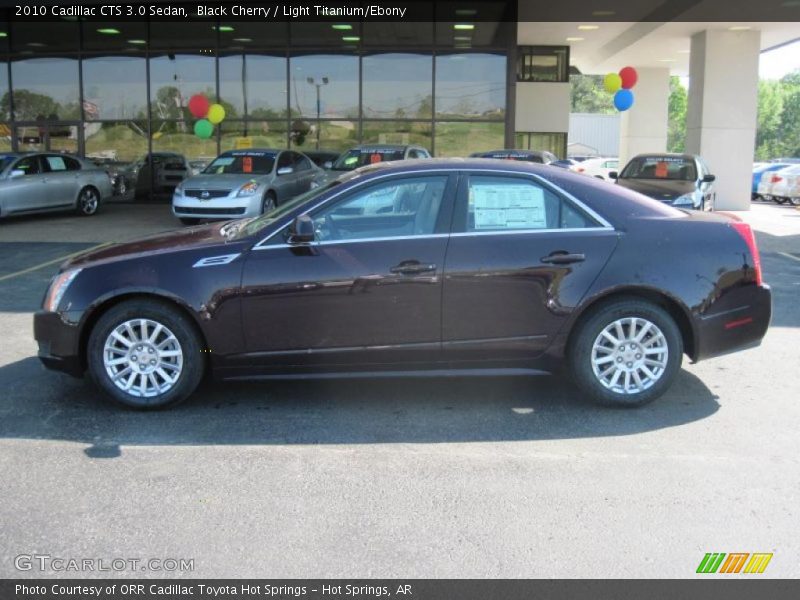 Black Cherry / Light Titanium/Ebony 2010 Cadillac CTS 3.0 Sedan