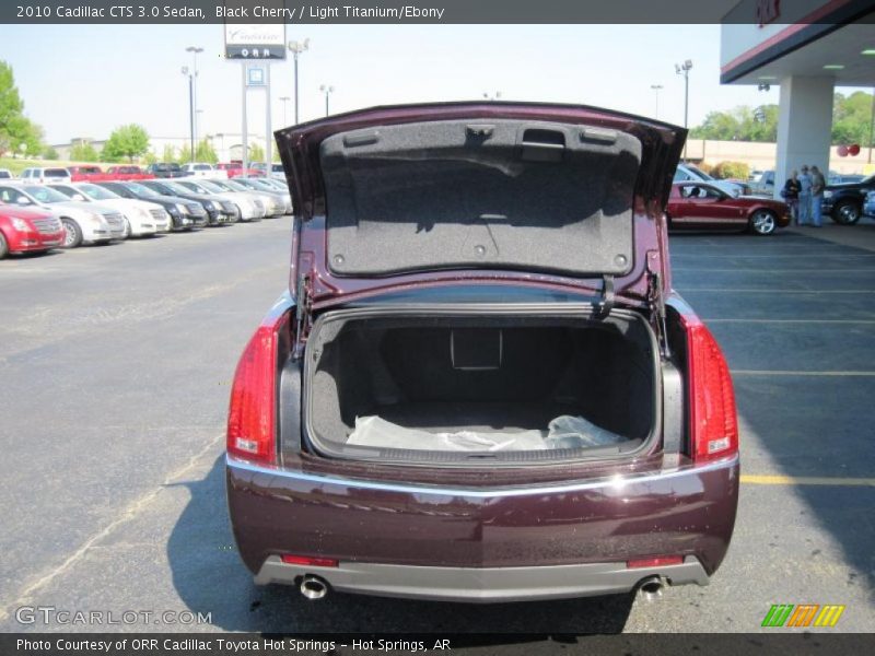 Black Cherry / Light Titanium/Ebony 2010 Cadillac CTS 3.0 Sedan