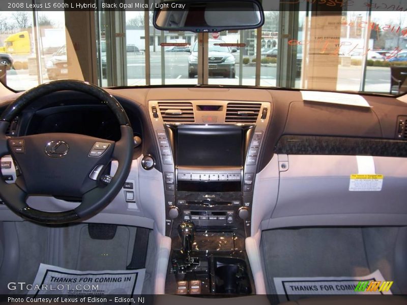 Black Opal Mica / Light Gray 2008 Lexus LS 600h L Hybrid