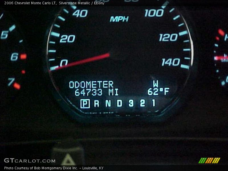 Silverstone Metallic / Ebony 2006 Chevrolet Monte Carlo LT