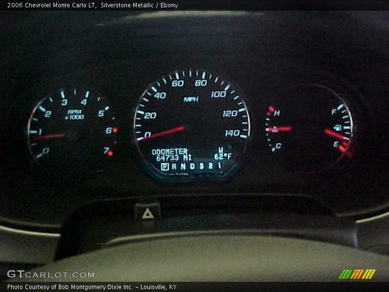Silverstone Metallic / Ebony 2006 Chevrolet Monte Carlo LT