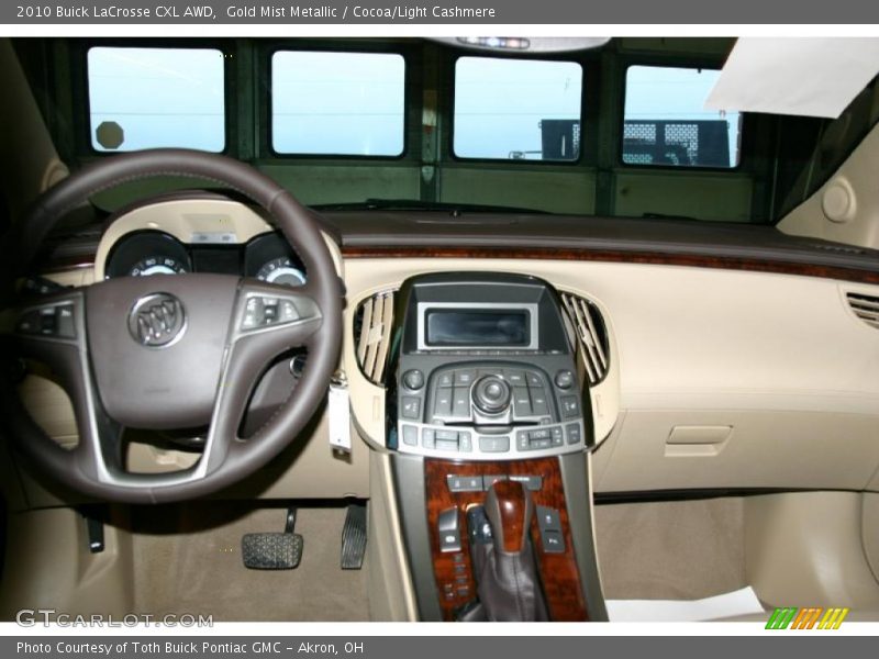 Gold Mist Metallic / Cocoa/Light Cashmere 2010 Buick LaCrosse CXL AWD