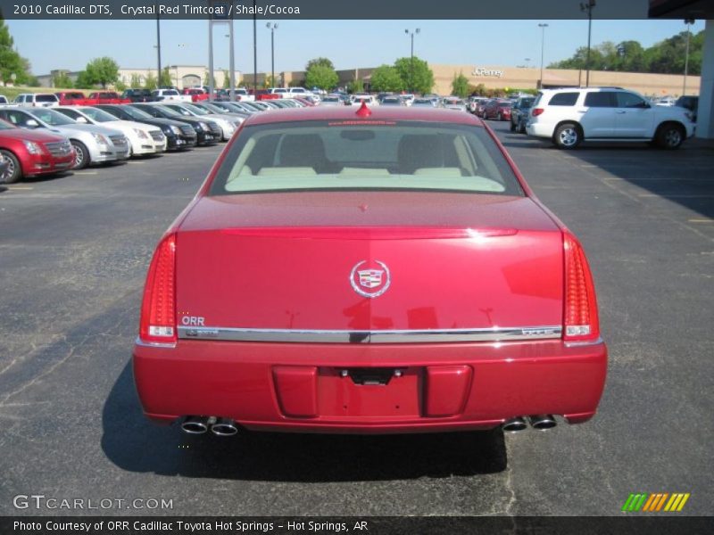 Crystal Red Tintcoat / Shale/Cocoa 2010 Cadillac DTS