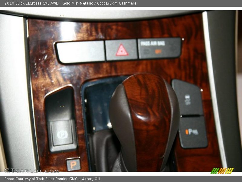 Gold Mist Metallic / Cocoa/Light Cashmere 2010 Buick LaCrosse CXL AWD