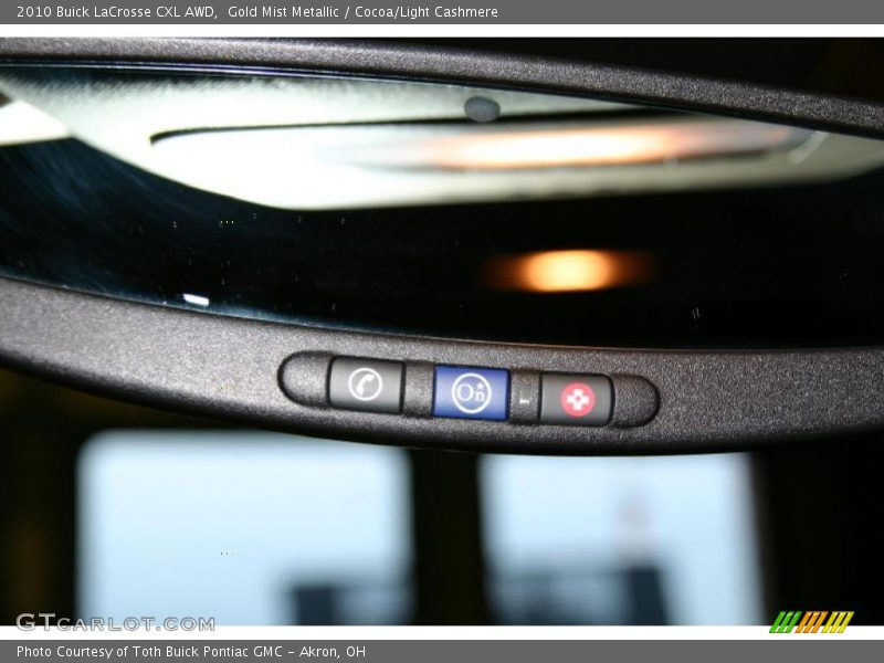 Gold Mist Metallic / Cocoa/Light Cashmere 2010 Buick LaCrosse CXL AWD