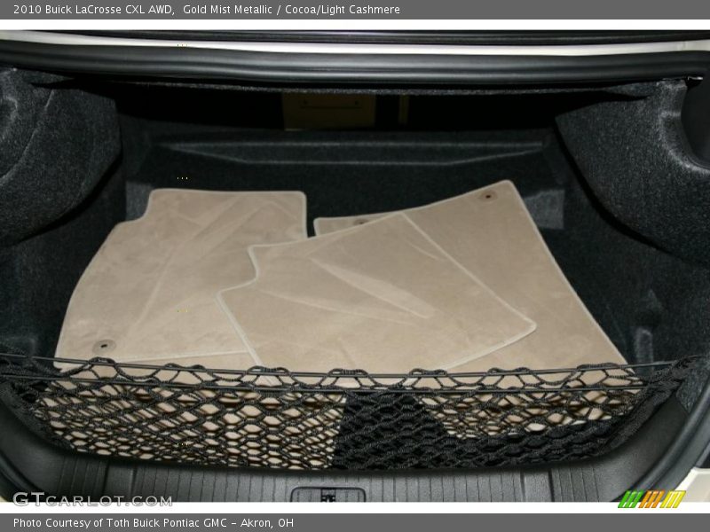 Gold Mist Metallic / Cocoa/Light Cashmere 2010 Buick LaCrosse CXL AWD