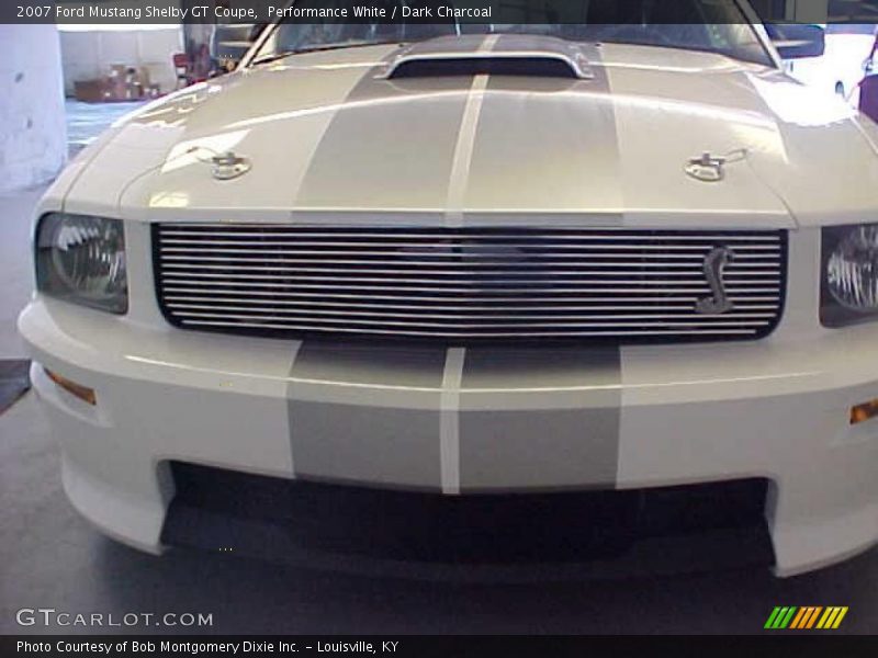 Performance White / Dark Charcoal 2007 Ford Mustang Shelby GT Coupe