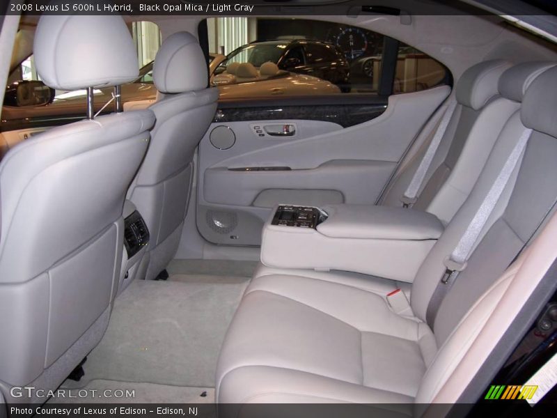 Black Opal Mica / Light Gray 2008 Lexus LS 600h L Hybrid