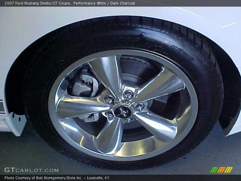 Performance White / Dark Charcoal 2007 Ford Mustang Shelby GT Coupe