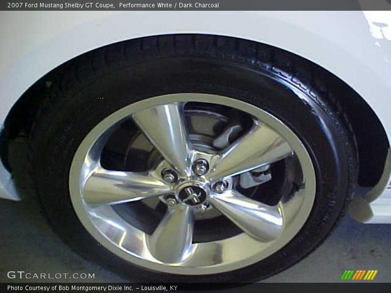 Performance White / Dark Charcoal 2007 Ford Mustang Shelby GT Coupe