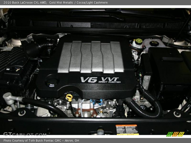 Gold Mist Metallic / Cocoa/Light Cashmere 2010 Buick LaCrosse CXL AWD