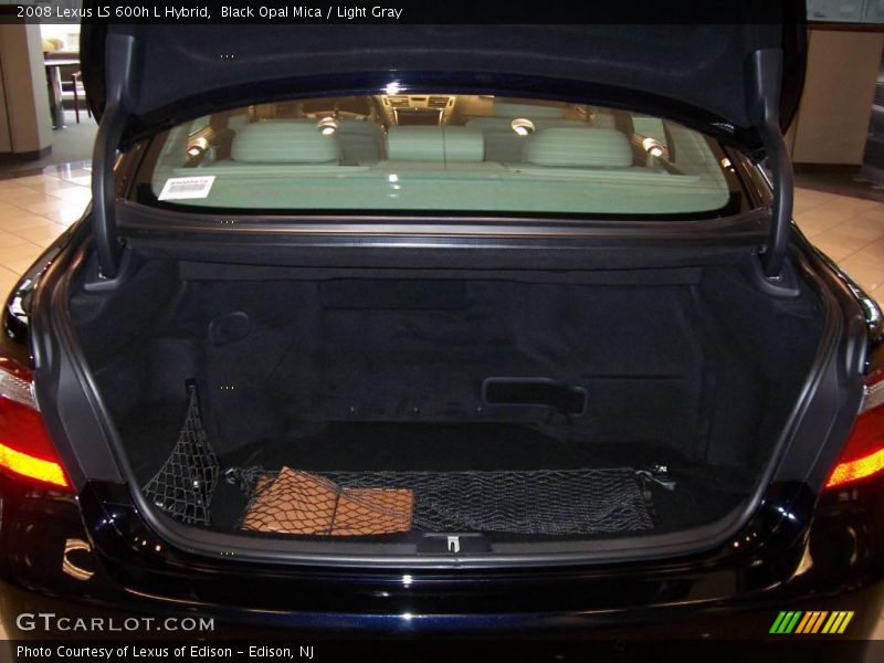 Black Opal Mica / Light Gray 2008 Lexus LS 600h L Hybrid