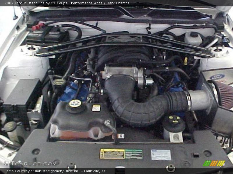 Performance White / Dark Charcoal 2007 Ford Mustang Shelby GT Coupe