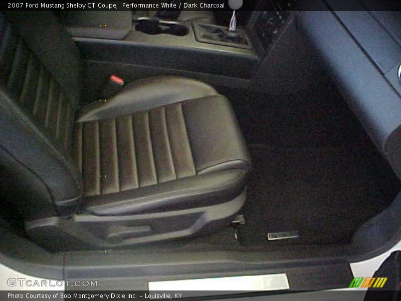 Performance White / Dark Charcoal 2007 Ford Mustang Shelby GT Coupe