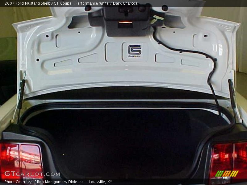 Performance White / Dark Charcoal 2007 Ford Mustang Shelby GT Coupe