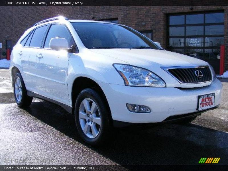 Crystal White / Ivory 2008 Lexus RX 350 AWD
