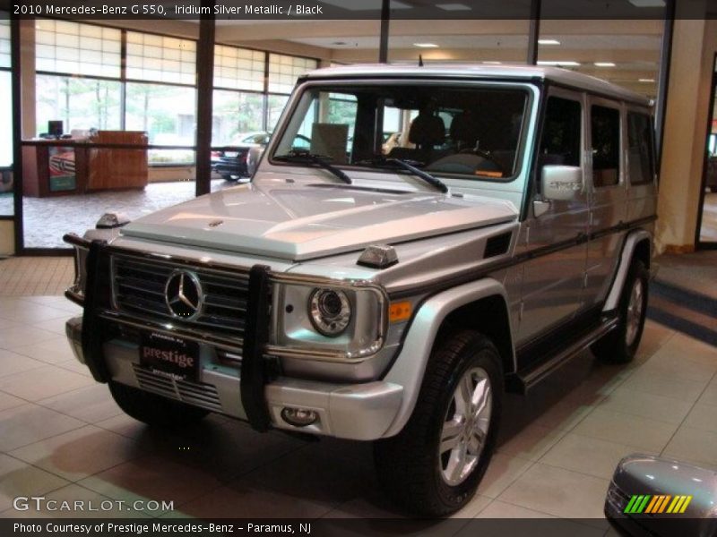 Iridium Silver Metallic / Black 2010 Mercedes-Benz G 550