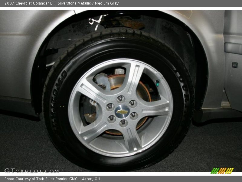 Silverstone Metallic / Medium Gray 2007 Chevrolet Uplander LT