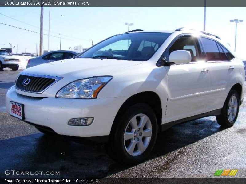 Crystal White / Ivory 2008 Lexus RX 350 AWD