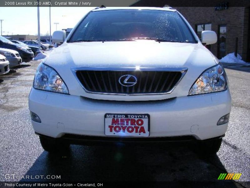Crystal White / Ivory 2008 Lexus RX 350 AWD