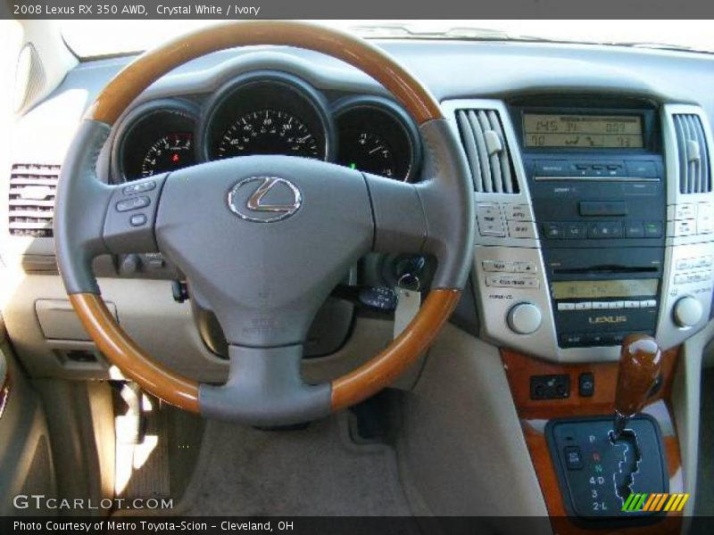 Crystal White / Ivory 2008 Lexus RX 350 AWD
