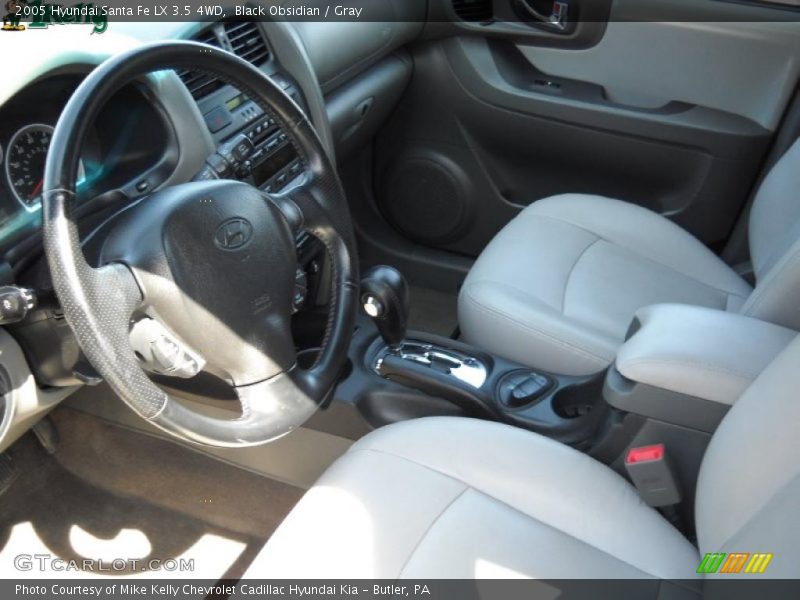 Black Obsidian / Gray 2005 Hyundai Santa Fe LX 3.5 4WD