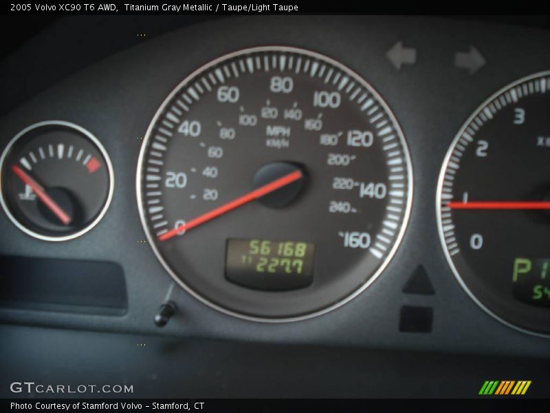 Titanium Gray Metallic / Taupe/Light Taupe 2005 Volvo XC90 T6 AWD