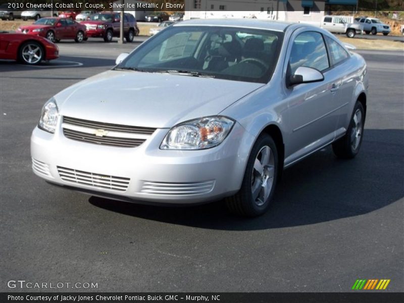 Silver Ice Metallic / Ebony 2010 Chevrolet Cobalt LT Coupe