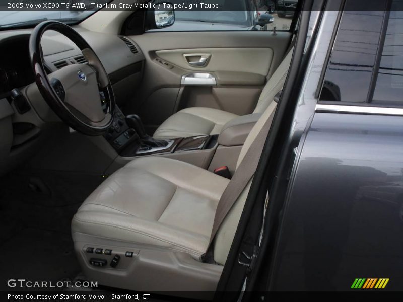 Titanium Gray Metallic / Taupe/Light Taupe 2005 Volvo XC90 T6 AWD