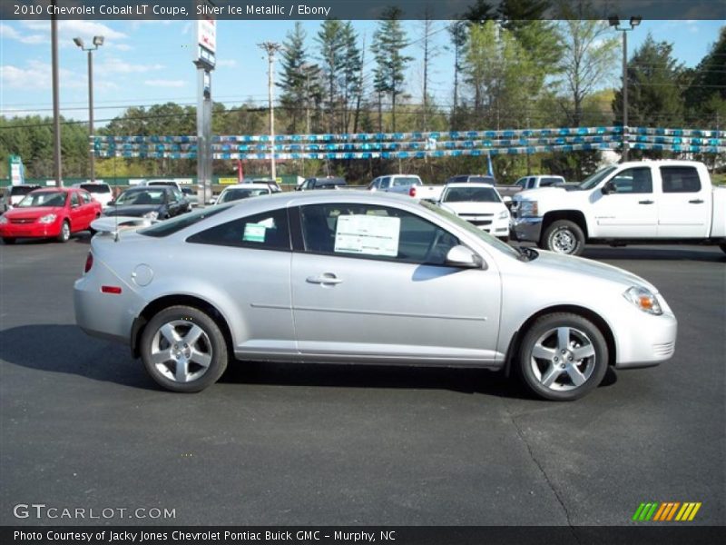 Silver Ice Metallic / Ebony 2010 Chevrolet Cobalt LT Coupe