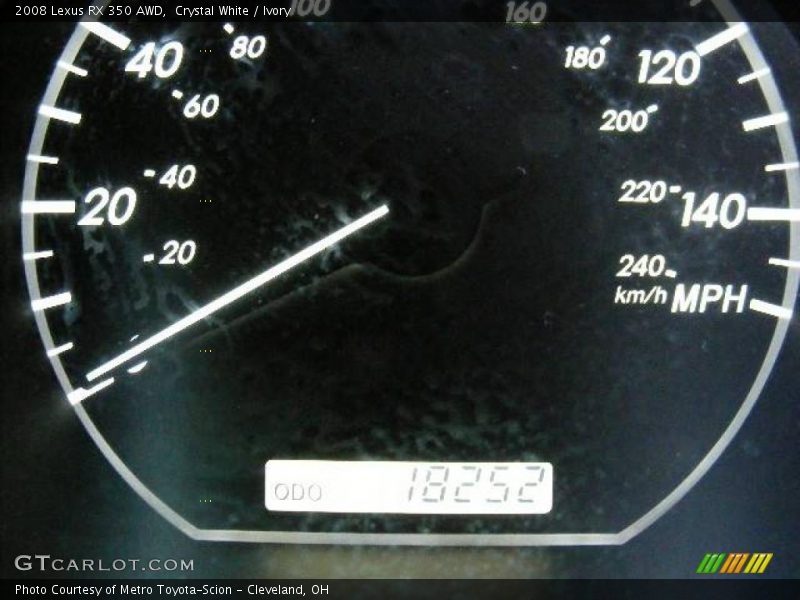 Crystal White / Ivory 2008 Lexus RX 350 AWD