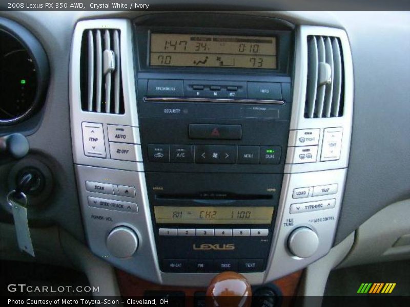 Crystal White / Ivory 2008 Lexus RX 350 AWD
