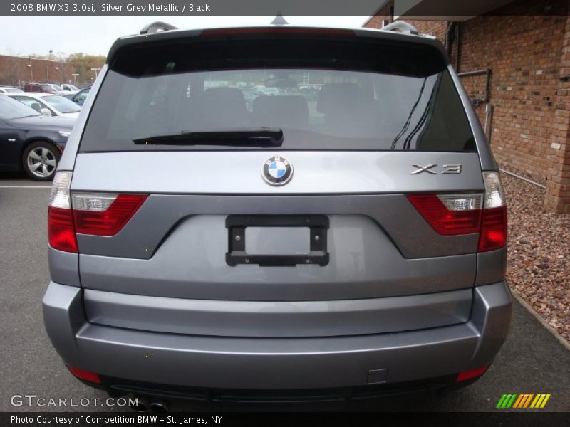 Silver Grey Metallic / Black 2008 BMW X3 3.0si