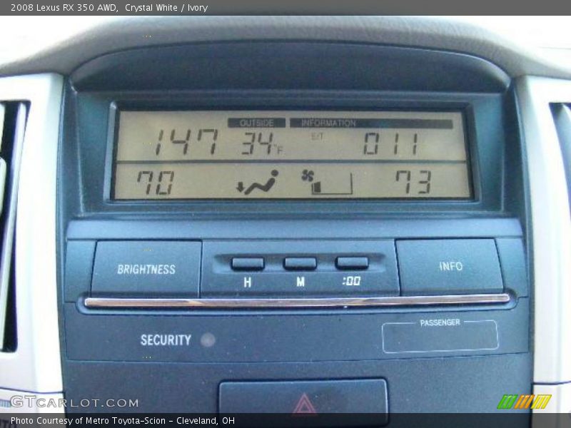 Crystal White / Ivory 2008 Lexus RX 350 AWD