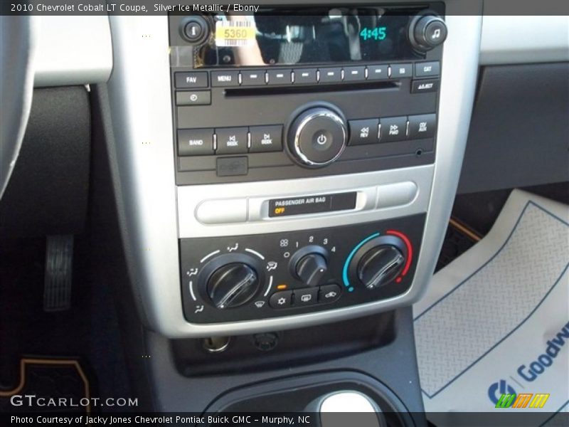Silver Ice Metallic / Ebony 2010 Chevrolet Cobalt LT Coupe