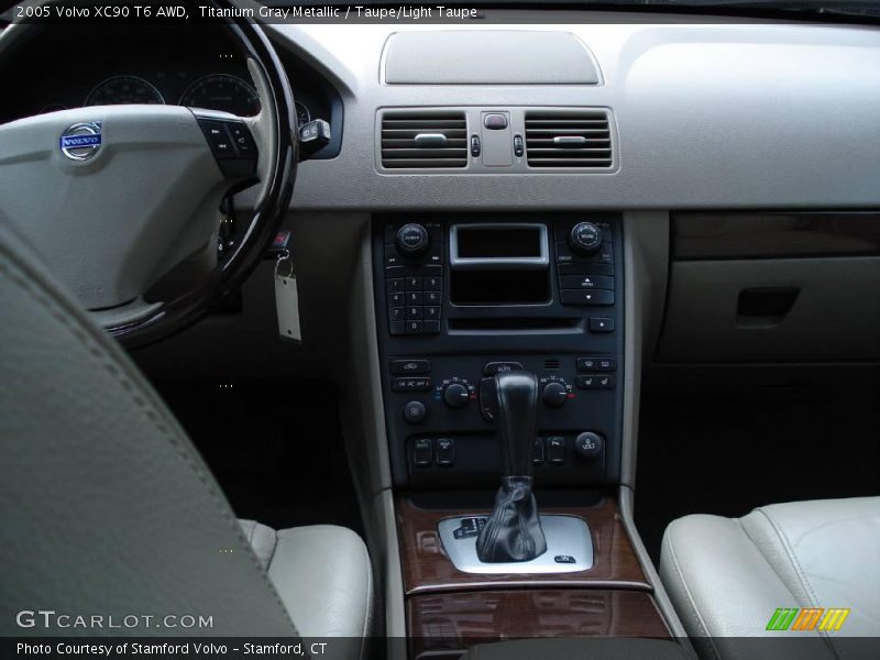 Titanium Gray Metallic / Taupe/Light Taupe 2005 Volvo XC90 T6 AWD