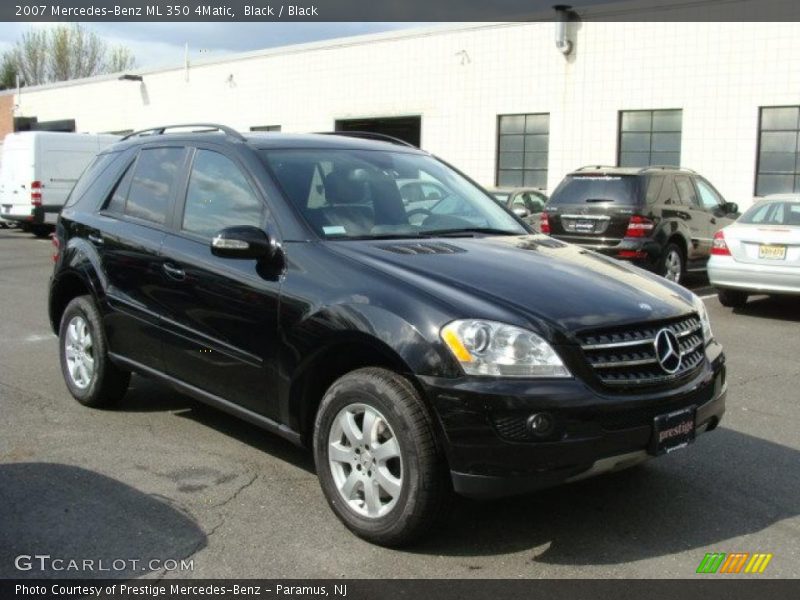 Black / Black 2007 Mercedes-Benz ML 350 4Matic