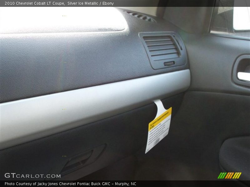 Silver Ice Metallic / Ebony 2010 Chevrolet Cobalt LT Coupe