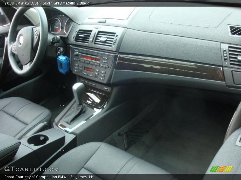 Silver Grey Metallic / Black 2008 BMW X3 3.0si