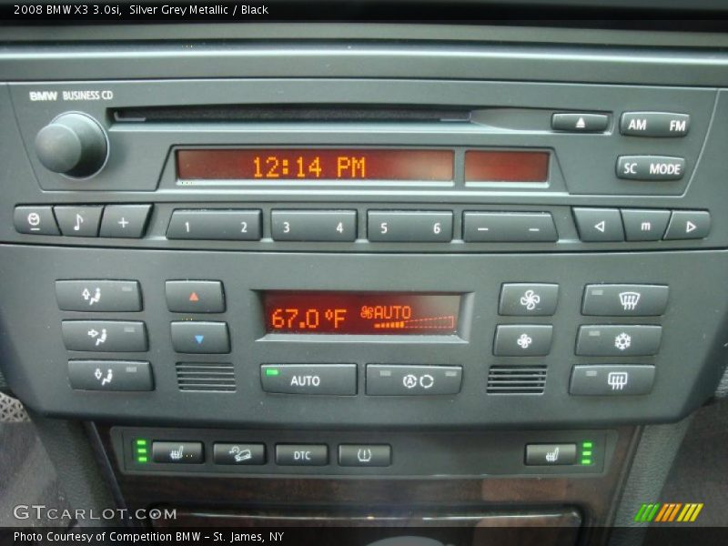 Silver Grey Metallic / Black 2008 BMW X3 3.0si