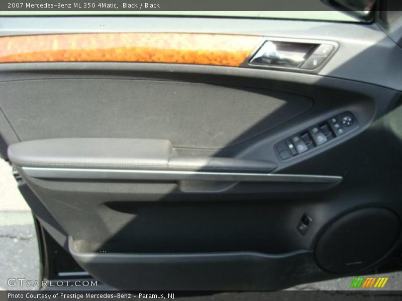 Black / Black 2007 Mercedes-Benz ML 350 4Matic