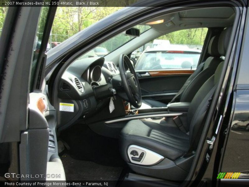 Black / Black 2007 Mercedes-Benz ML 350 4Matic