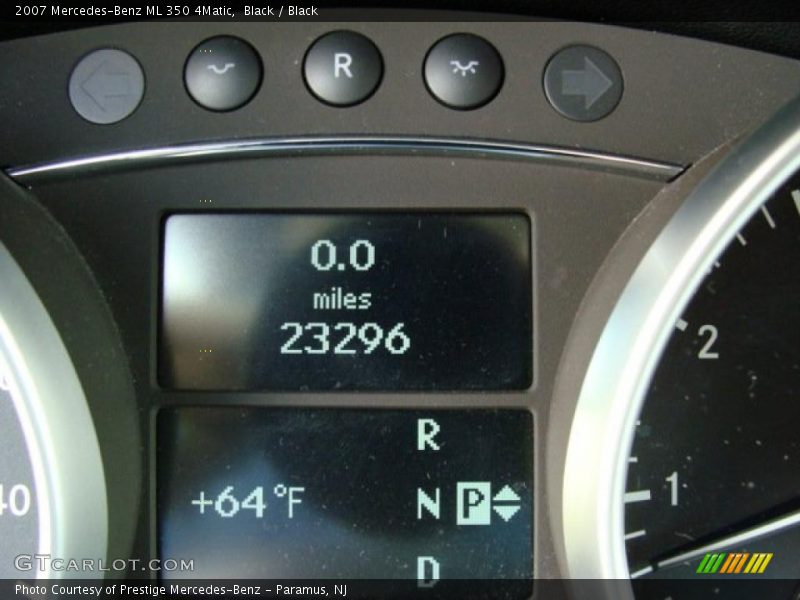 Black / Black 2007 Mercedes-Benz ML 350 4Matic