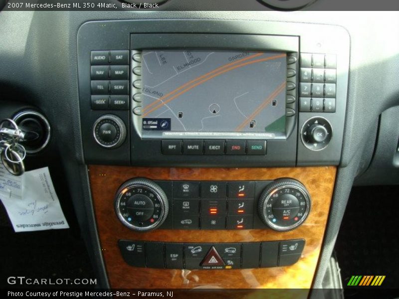Black / Black 2007 Mercedes-Benz ML 350 4Matic