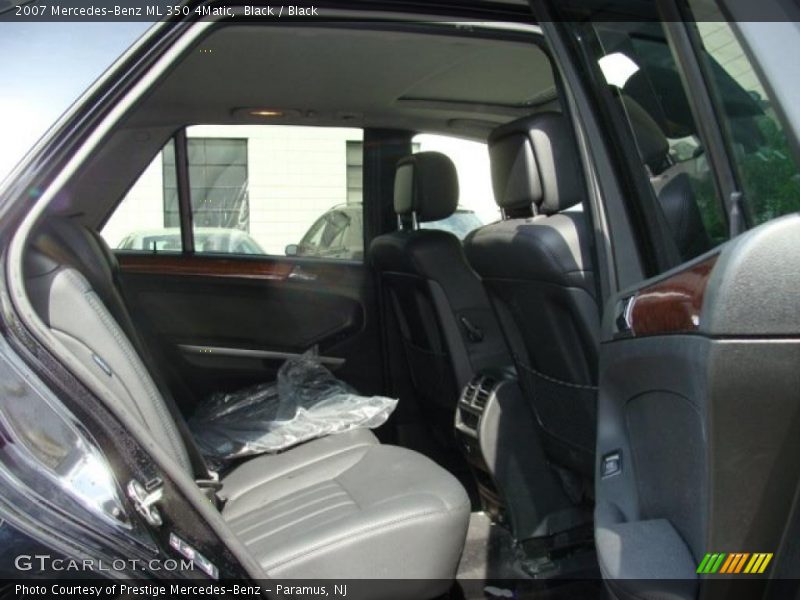 Black / Black 2007 Mercedes-Benz ML 350 4Matic