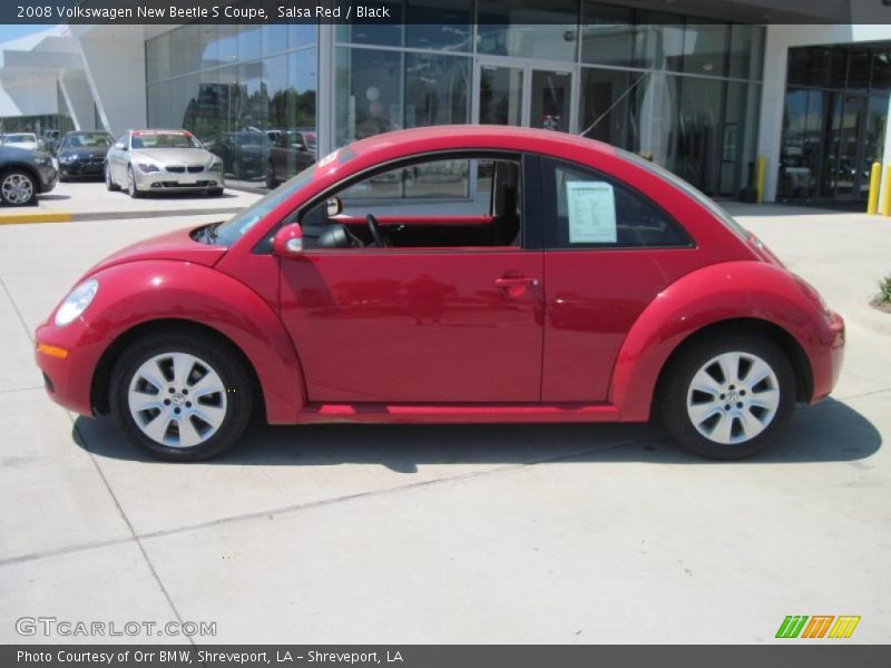 Salsa Red / Black 2008 Volkswagen New Beetle S Coupe
