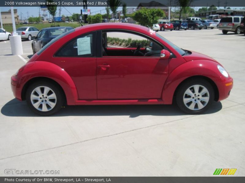Salsa Red / Black 2008 Volkswagen New Beetle S Coupe