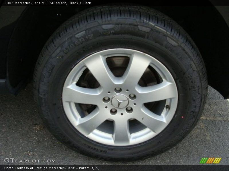 Black / Black 2007 Mercedes-Benz ML 350 4Matic