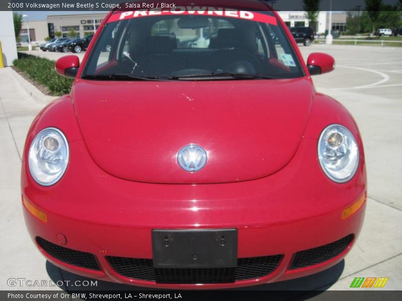 Salsa Red / Black 2008 Volkswagen New Beetle S Coupe