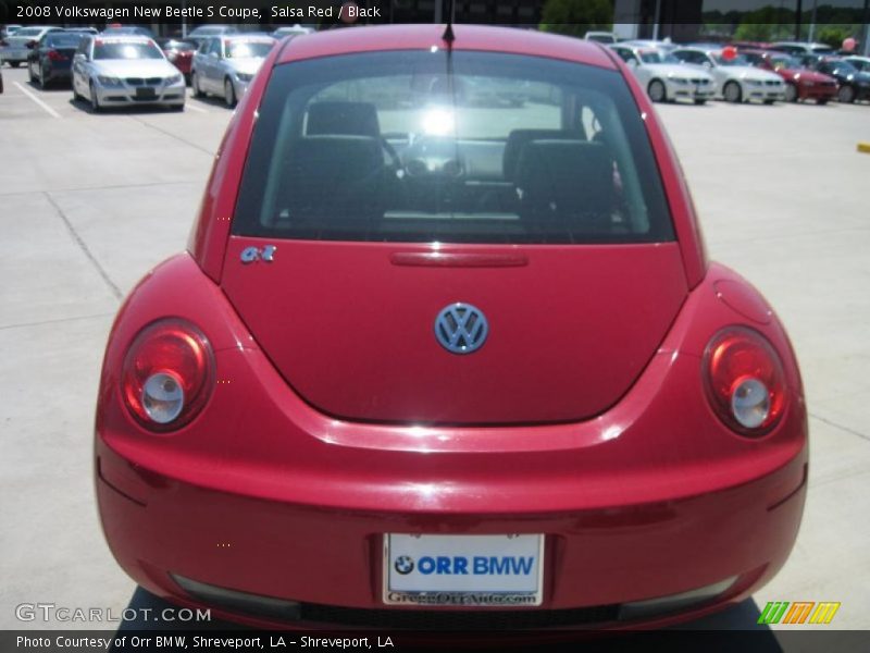 Salsa Red / Black 2008 Volkswagen New Beetle S Coupe